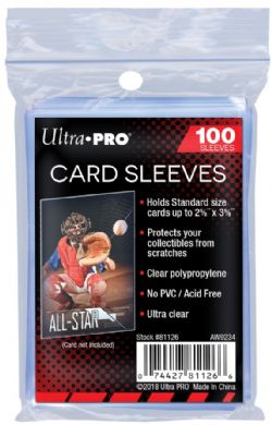 PROTÈGE-CARTES ULTRA-PRO - 100 UNITÉS (CARD SLEEVES) (CARTE DE SPORT)